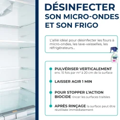 Désinfectant pour réfrigérateur et micro-ondes
