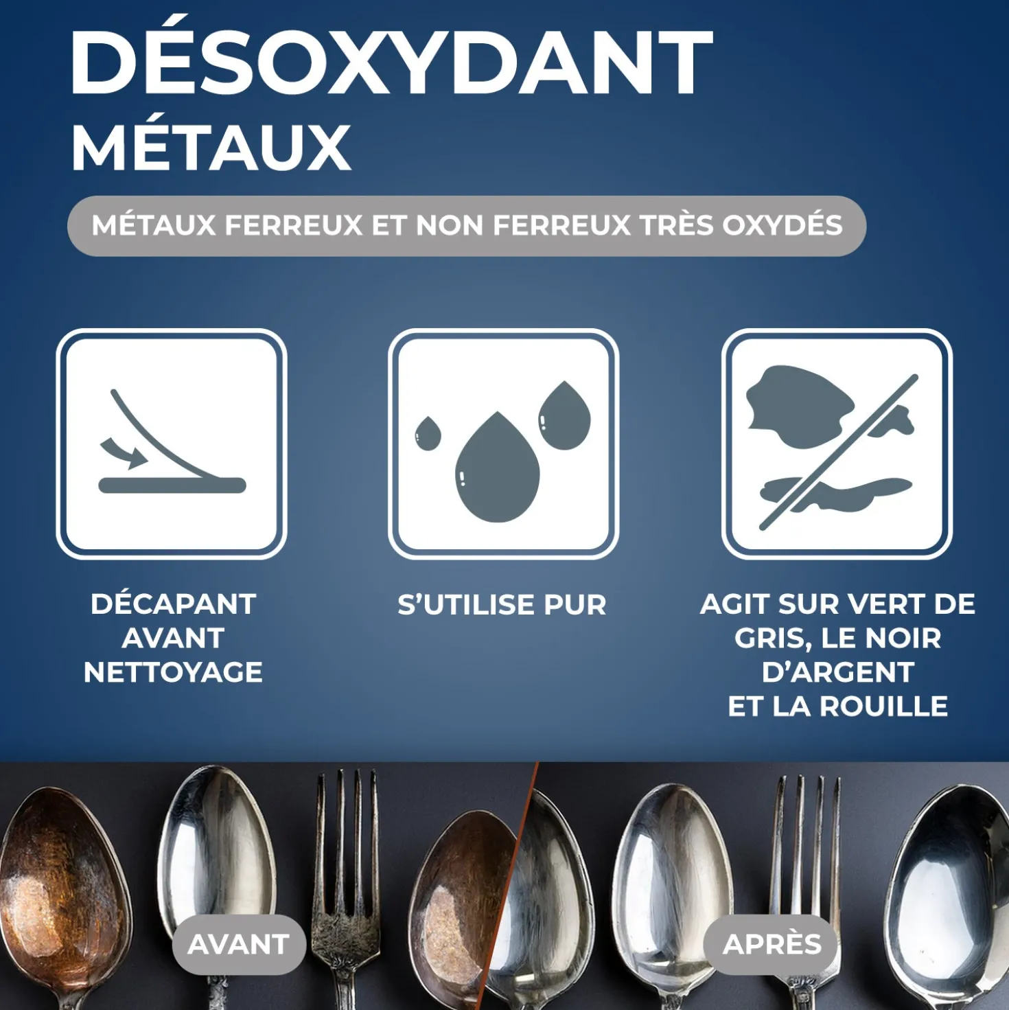 Désoxydant pour métaux