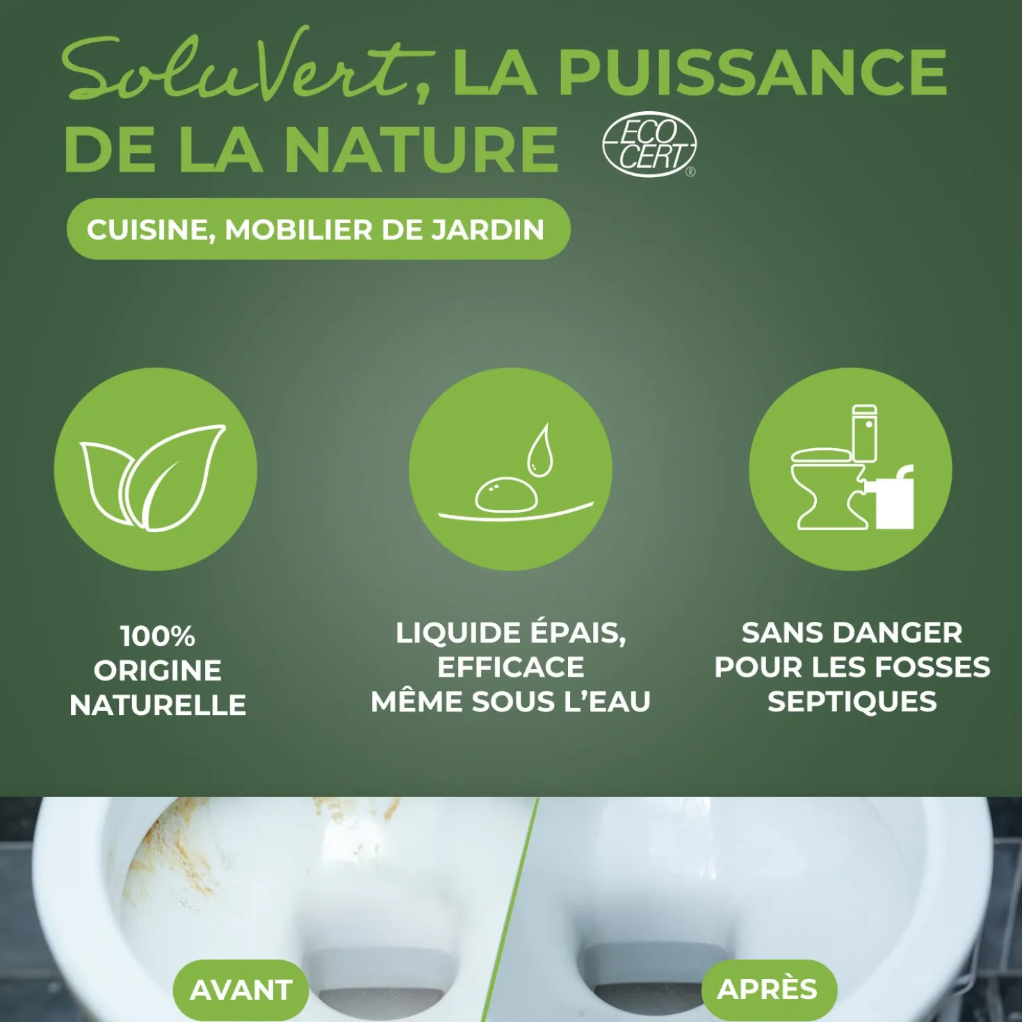 Détartrant en gel pour WC et broyeurs