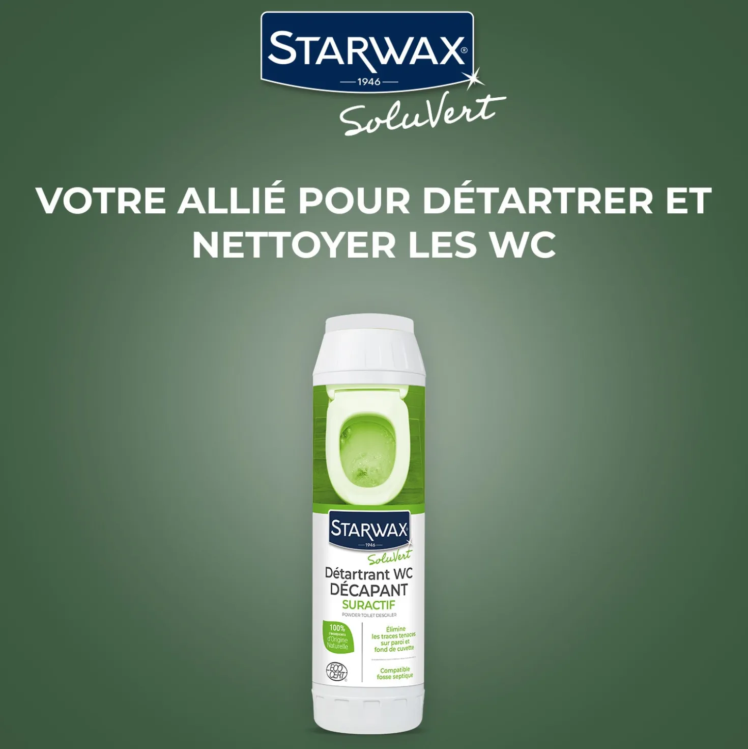 Détartrant WC décapant suractif