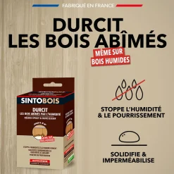 Durcit les bois abimés par l'humidité