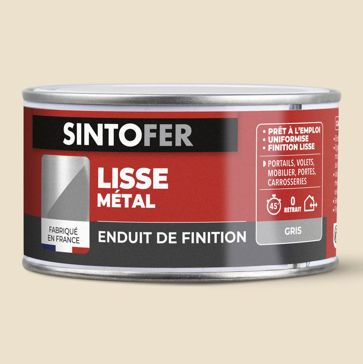 Enduit de finition métal