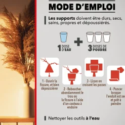 Enduit rebouchage poudre