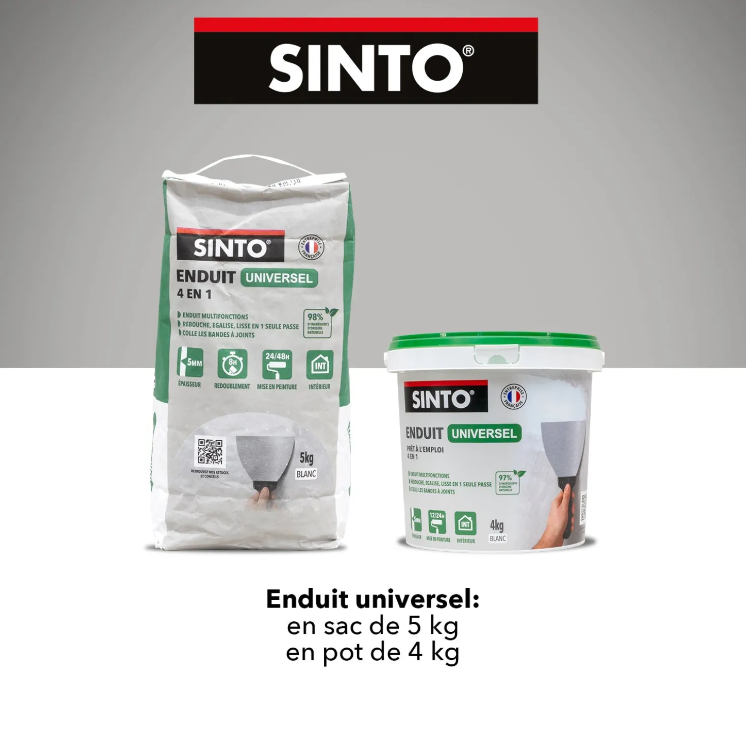 Enduit universel pâte