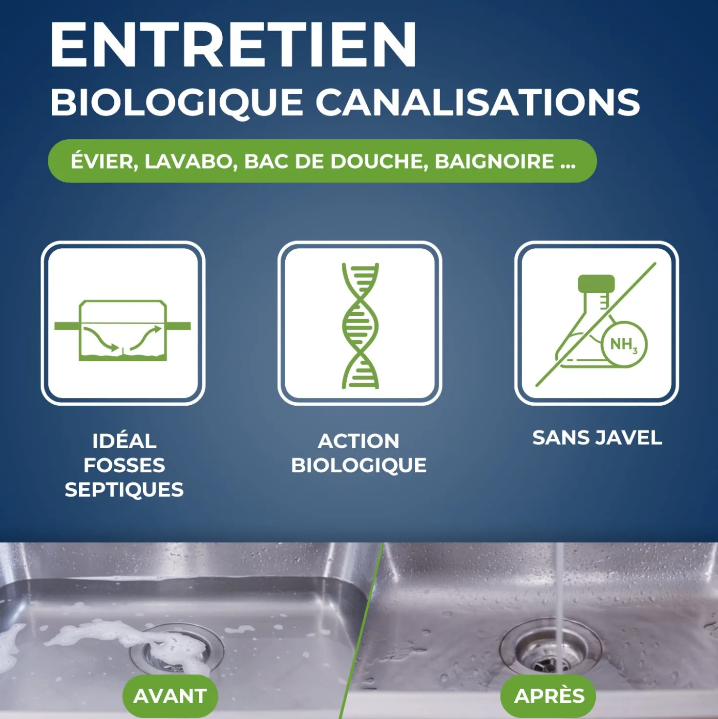 Entretien biologique canalisations