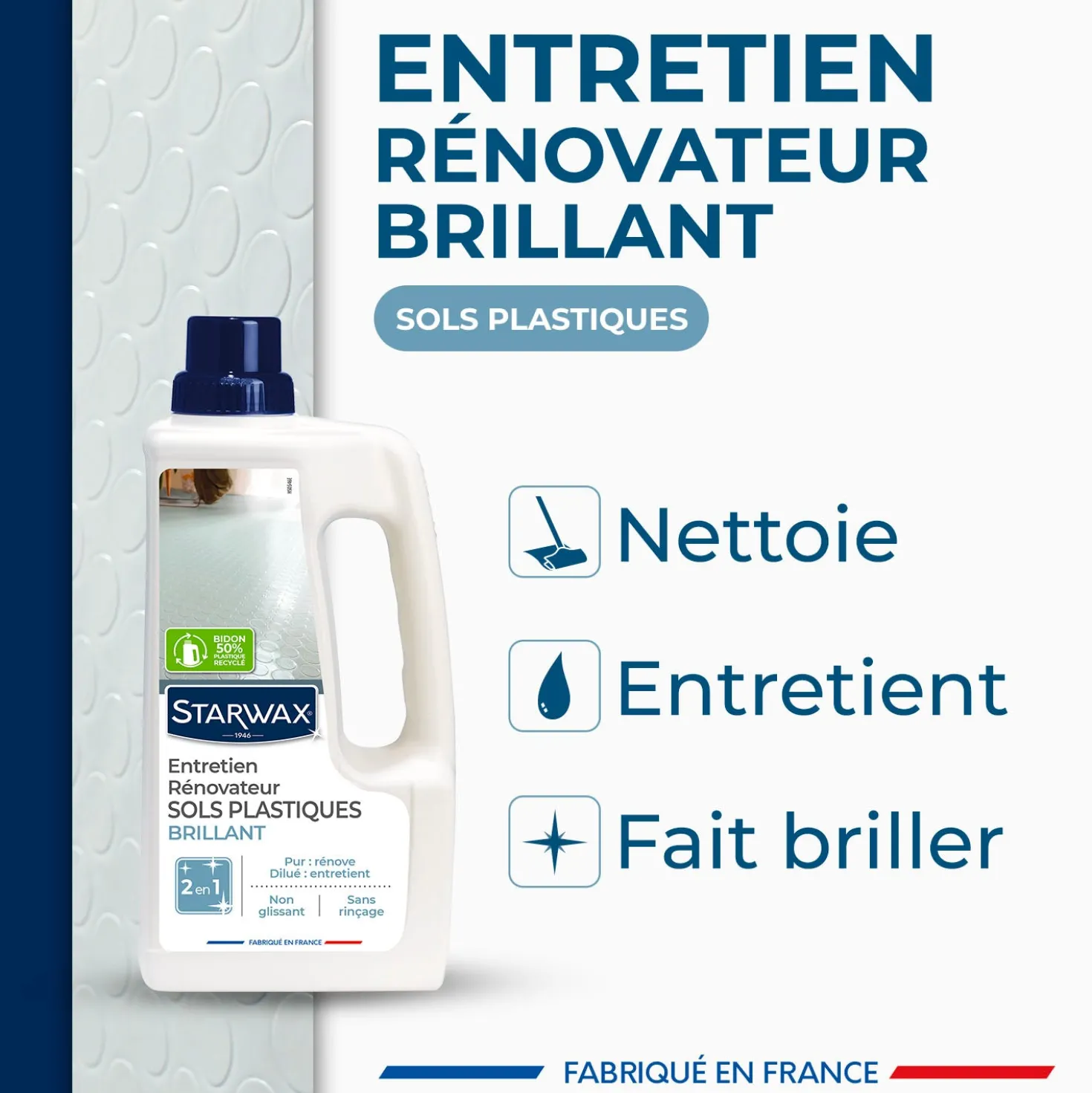 Entretien brillant pour sols PVC