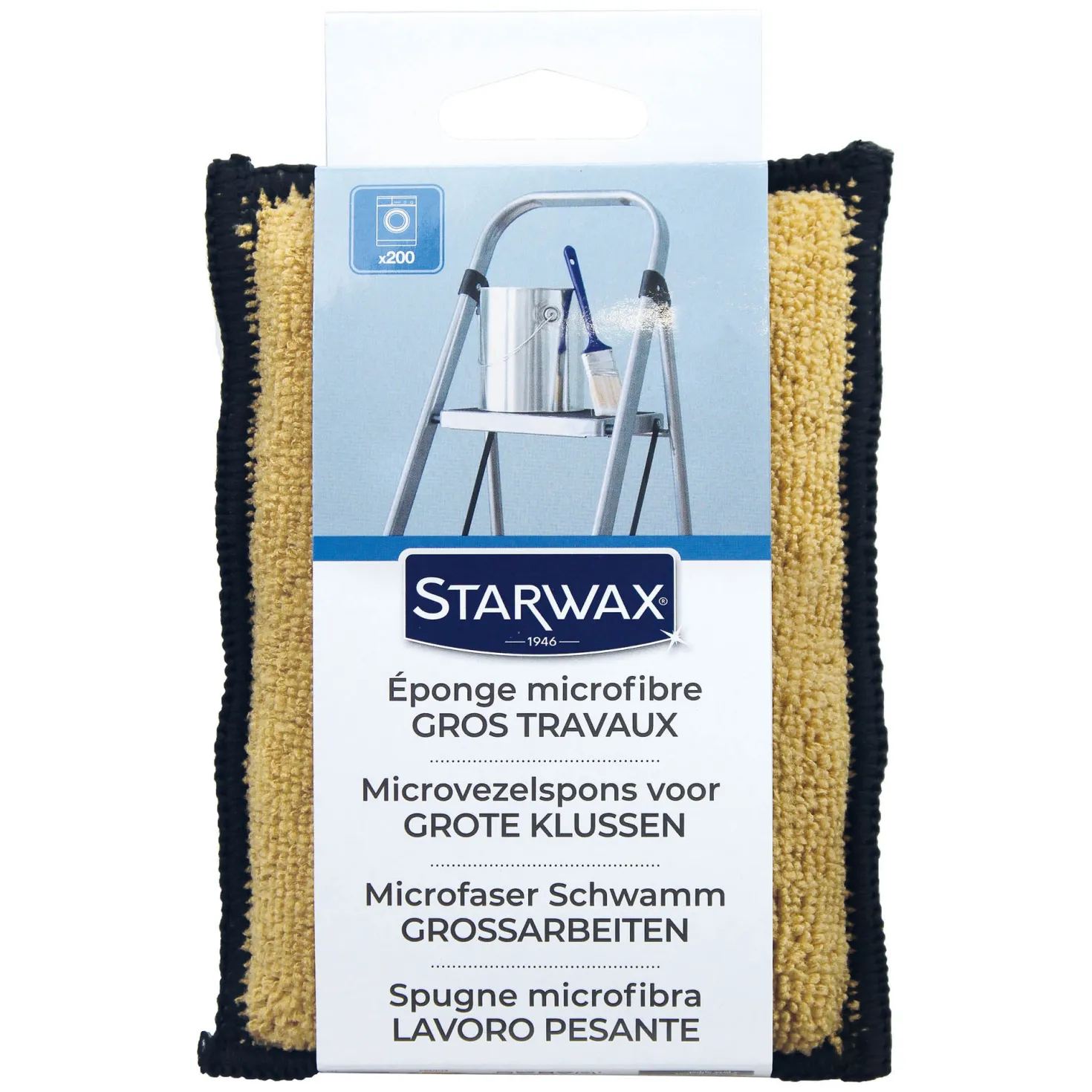 Eponge microfibre gros travaux