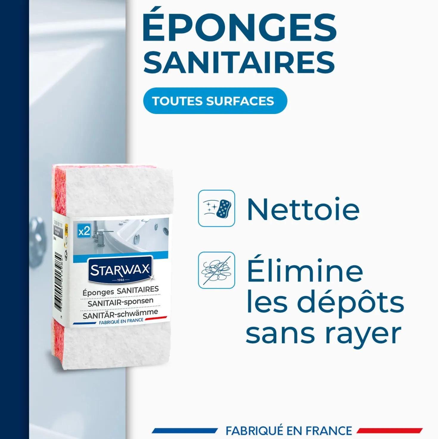 Eponges sanitaires