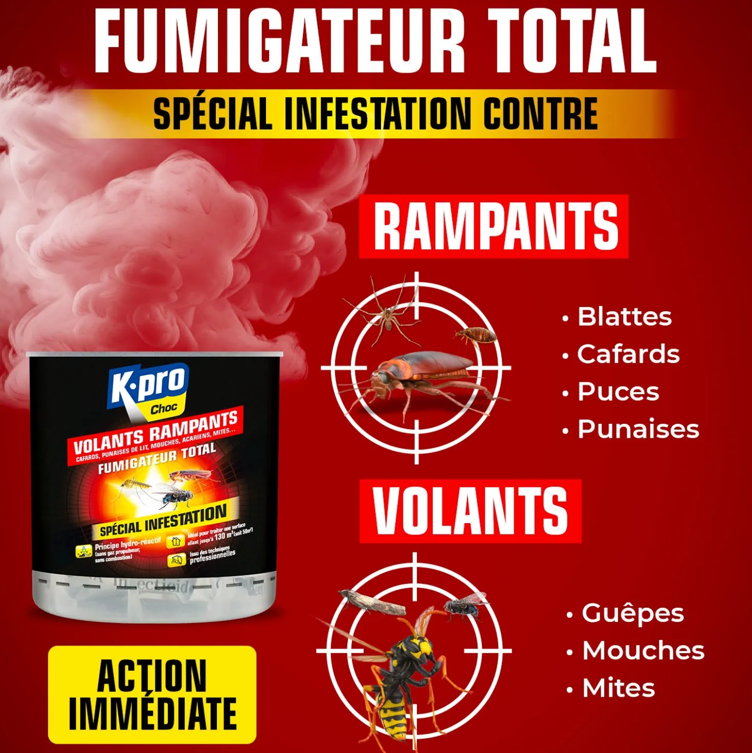 Fumigateur spécial infestation tous insectes