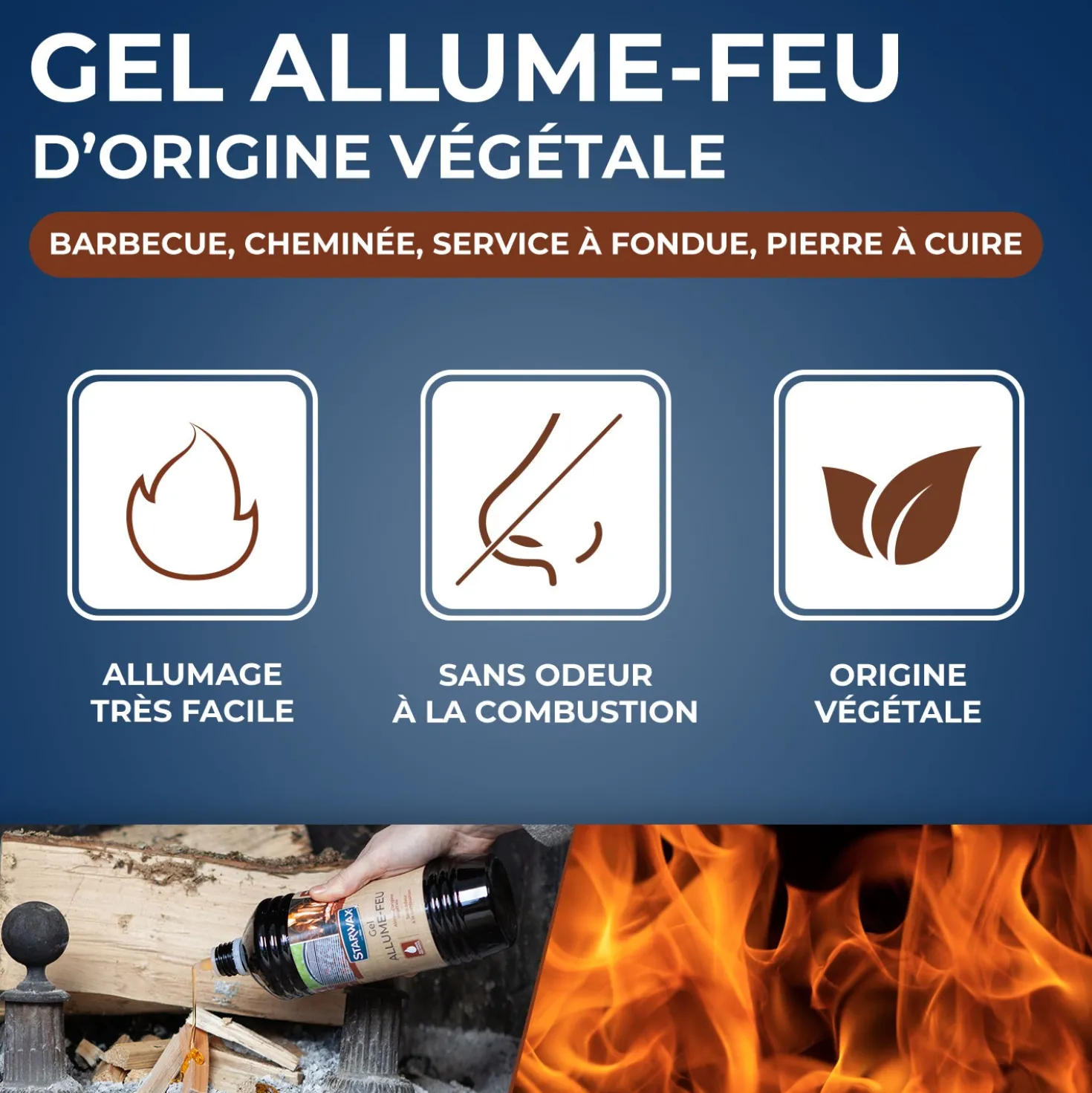 Gel Allume feu