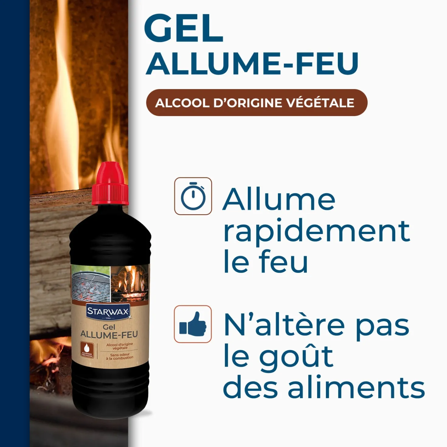Gel Allume feu