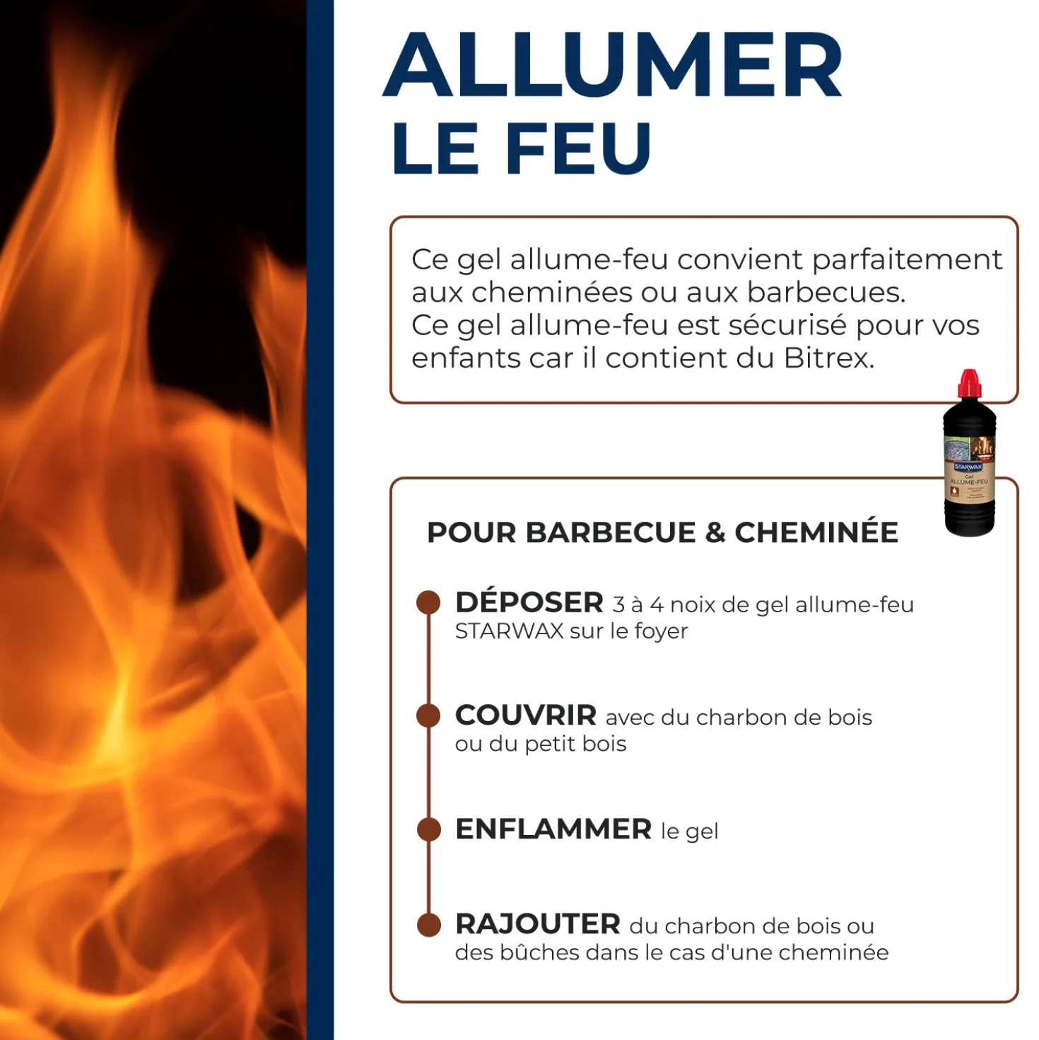 Gel Allume feu