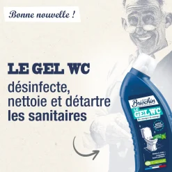 Gel WC au vinaigre de ménage - parfum menthe