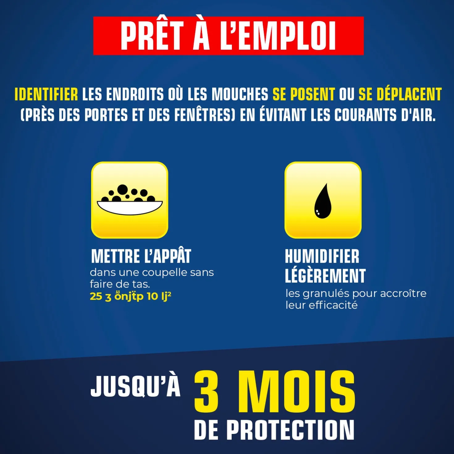 Granulés anti-mouches