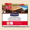 Huile haute protection pour mobilier de jardin en bois
