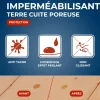 Imperméabilisant terre cuite poreuse