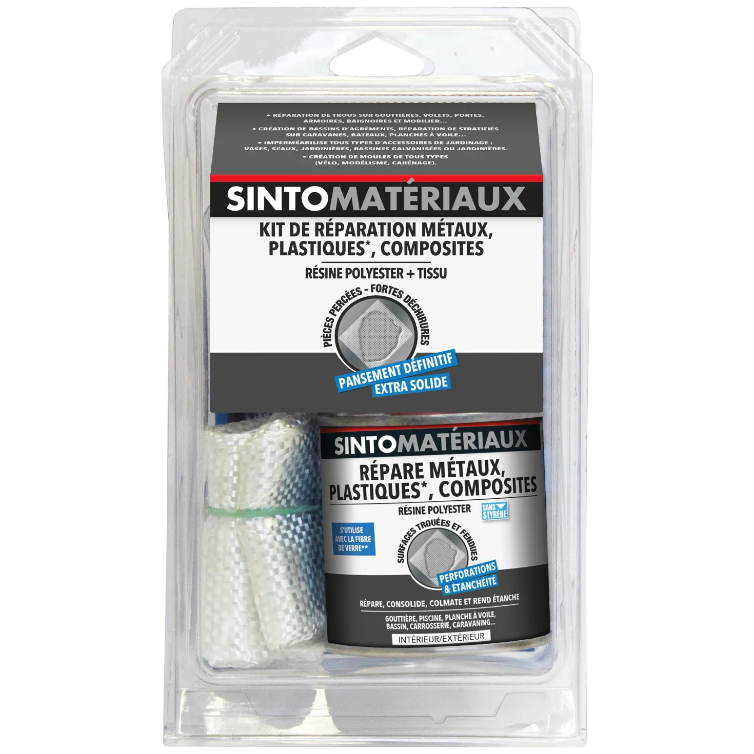 Kit résine et tissu