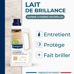 Lait de brillance pour marbres et pierres naturelles