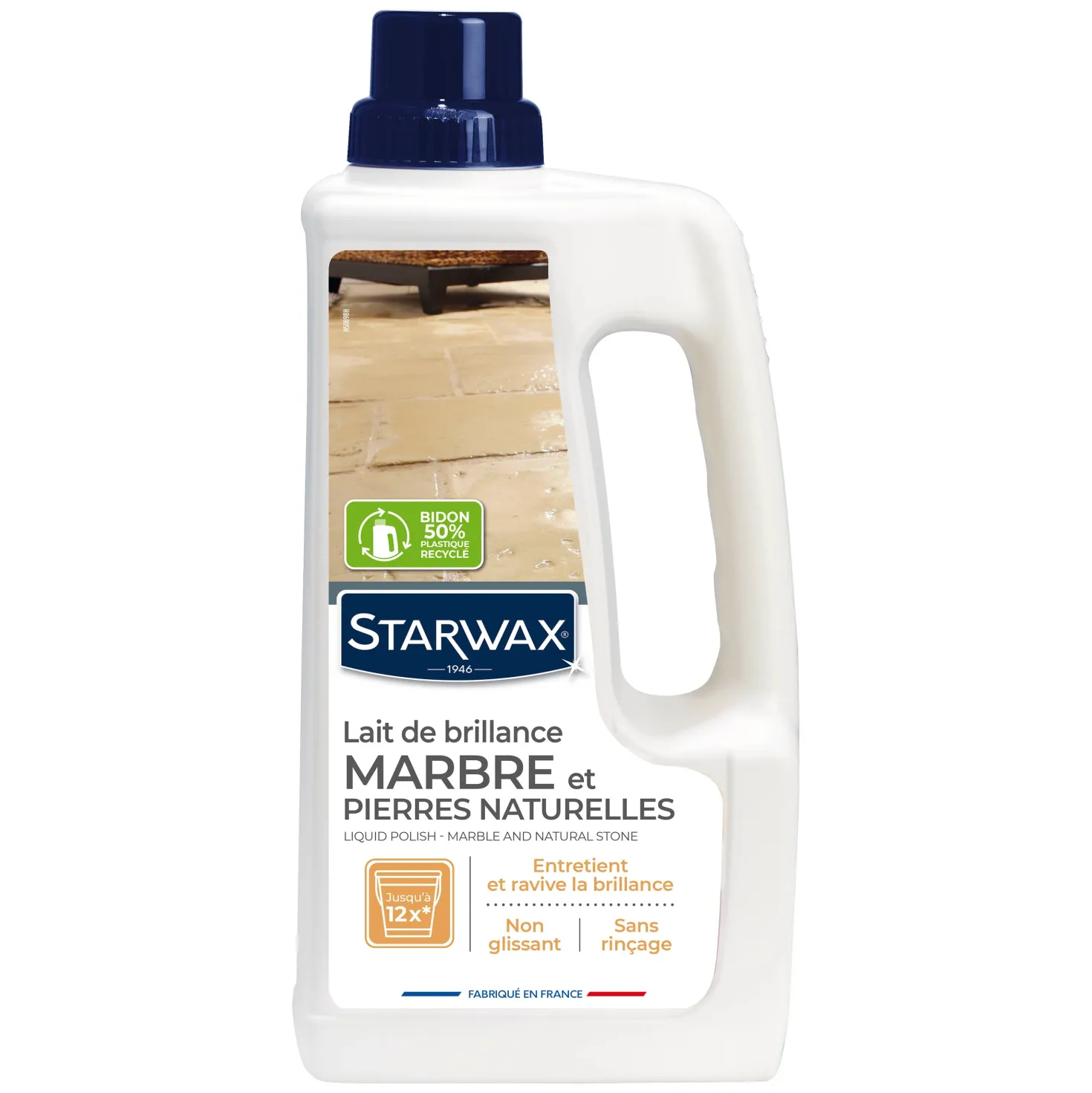 Lait de brillance pour marbres et pierres naturelles