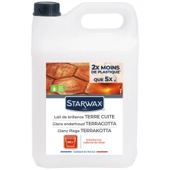 Lait de brillance pour tomettes et terres cuites