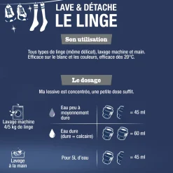 La Lessive détachante au Savon noir parfum Bouquet floral
