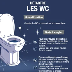 La poudre WC super détartrante