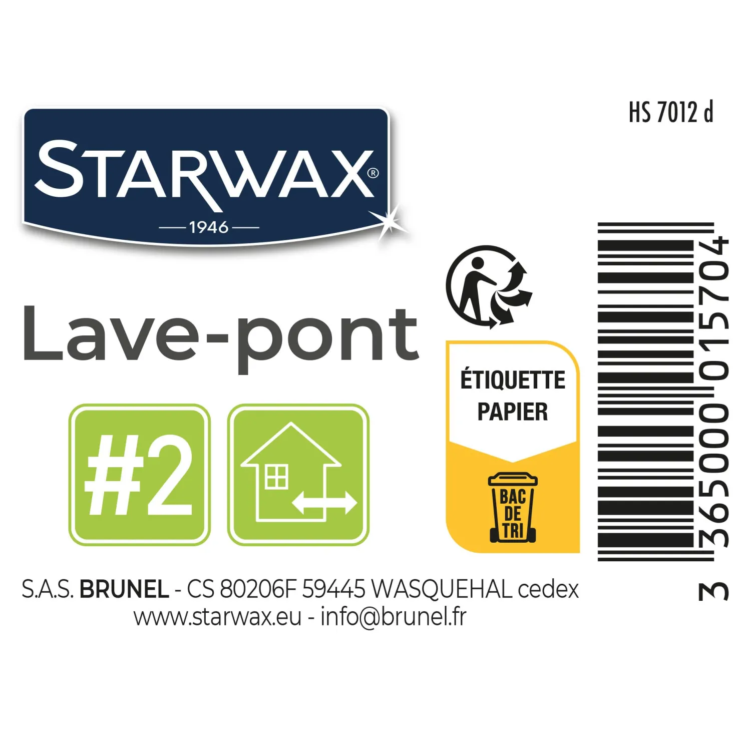 Lave-pont pour carrelages et sols extérieurs
