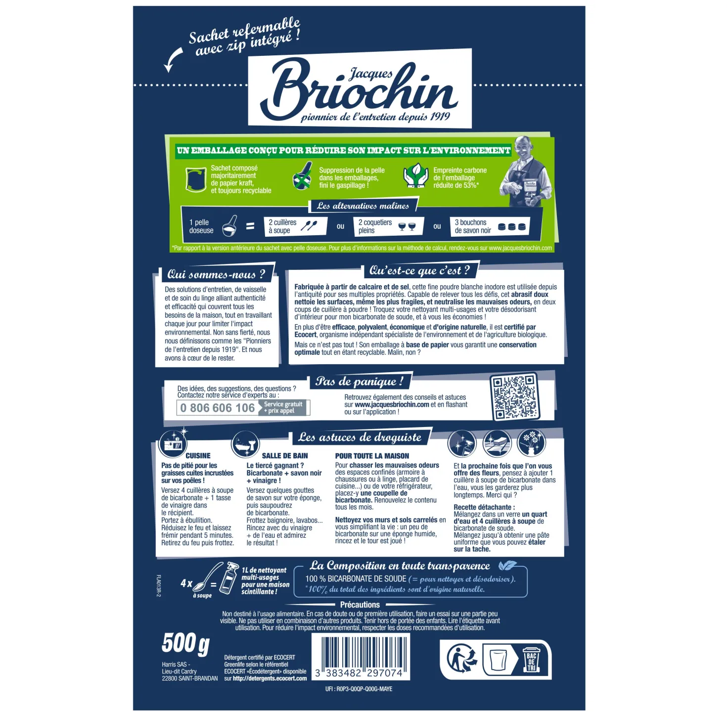 Le Bicarbonate de soude