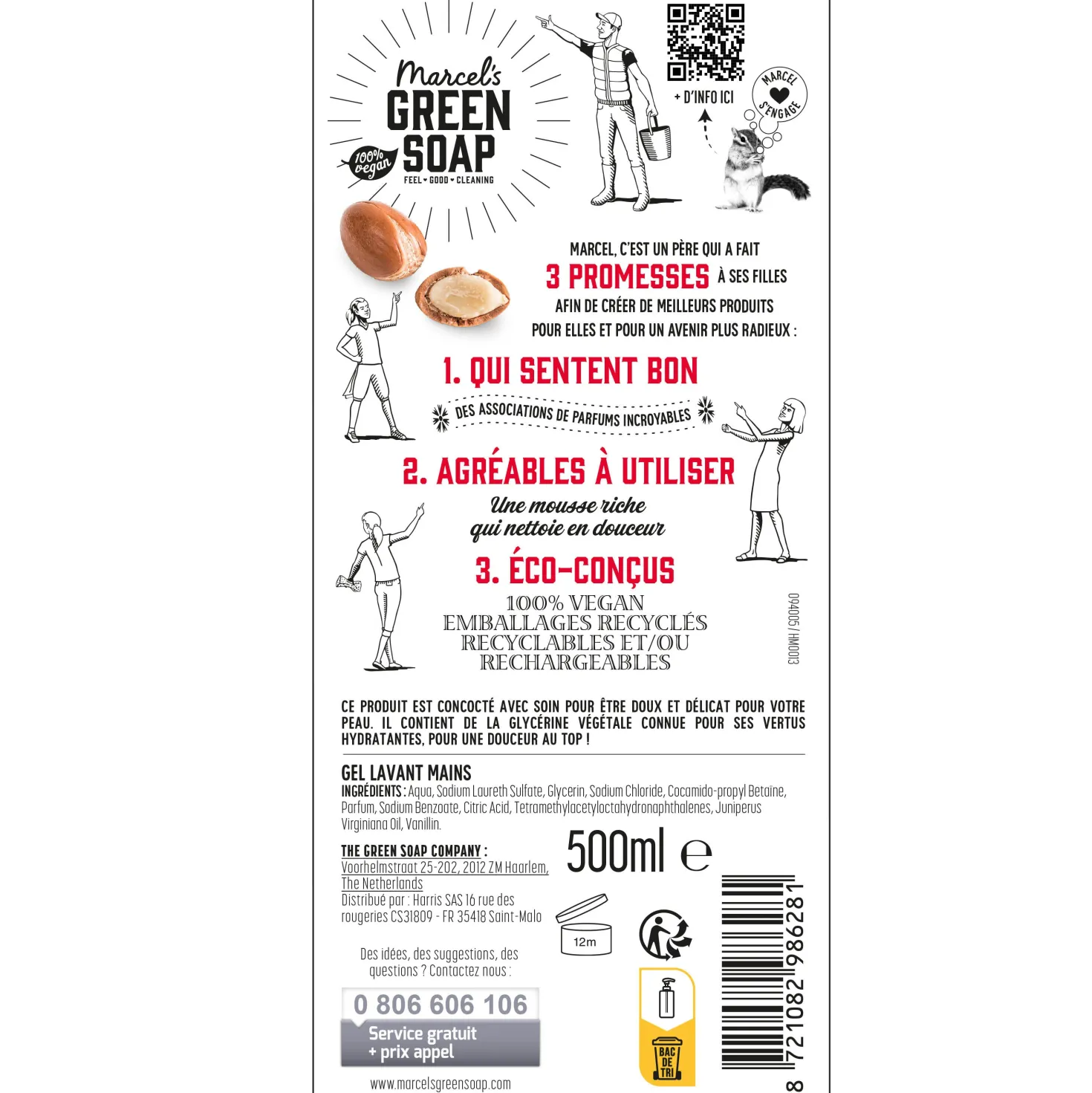 Le Gel Lavant Mains Argan & Oudh