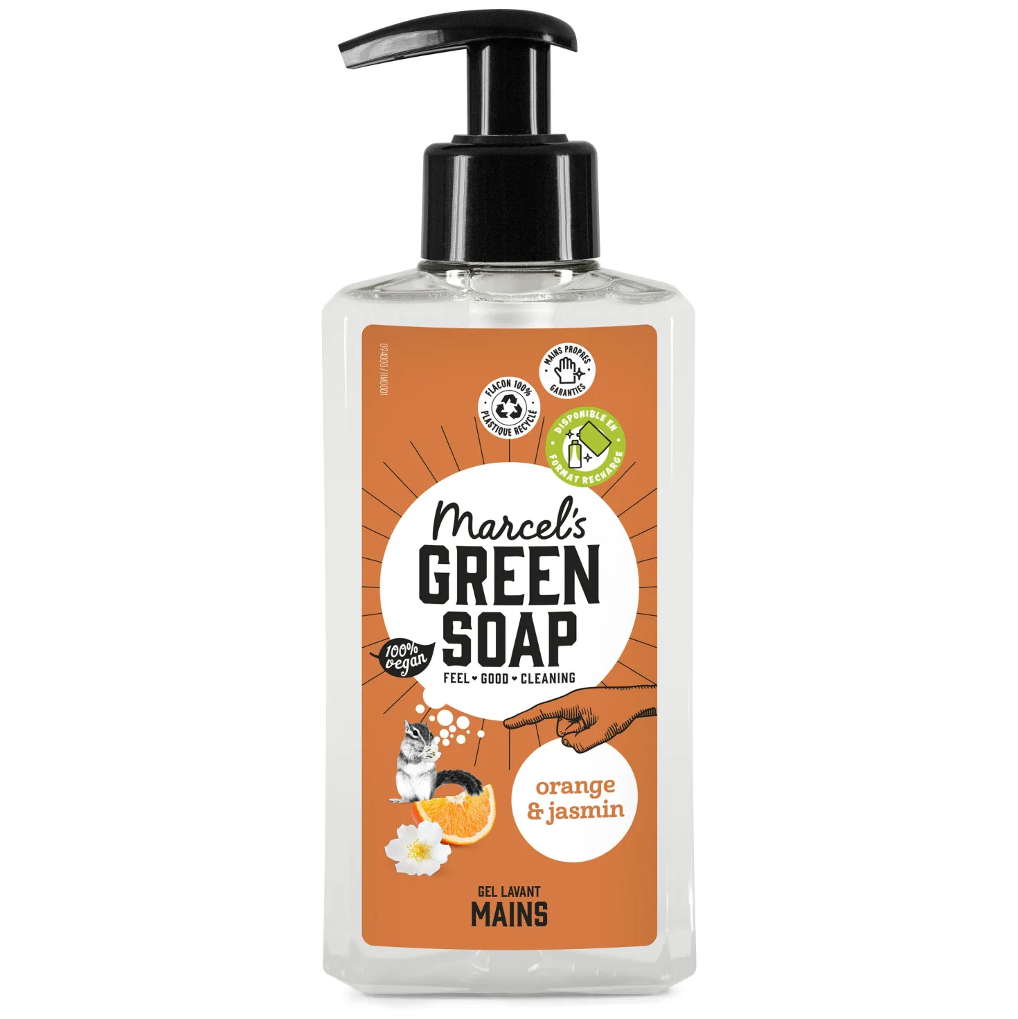 Le Gel Lavant Mains Orange & Jasmin