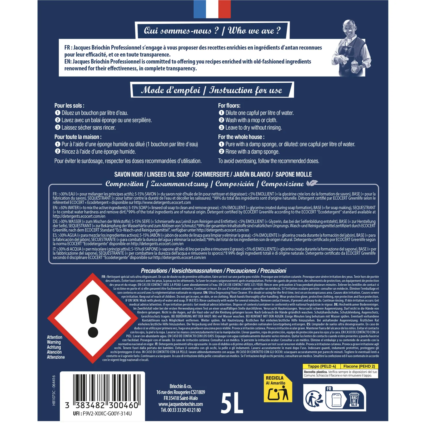 Le Savon Noir sols
