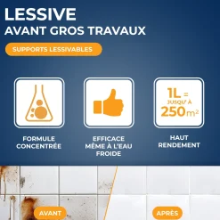 Lessive sols et murs
