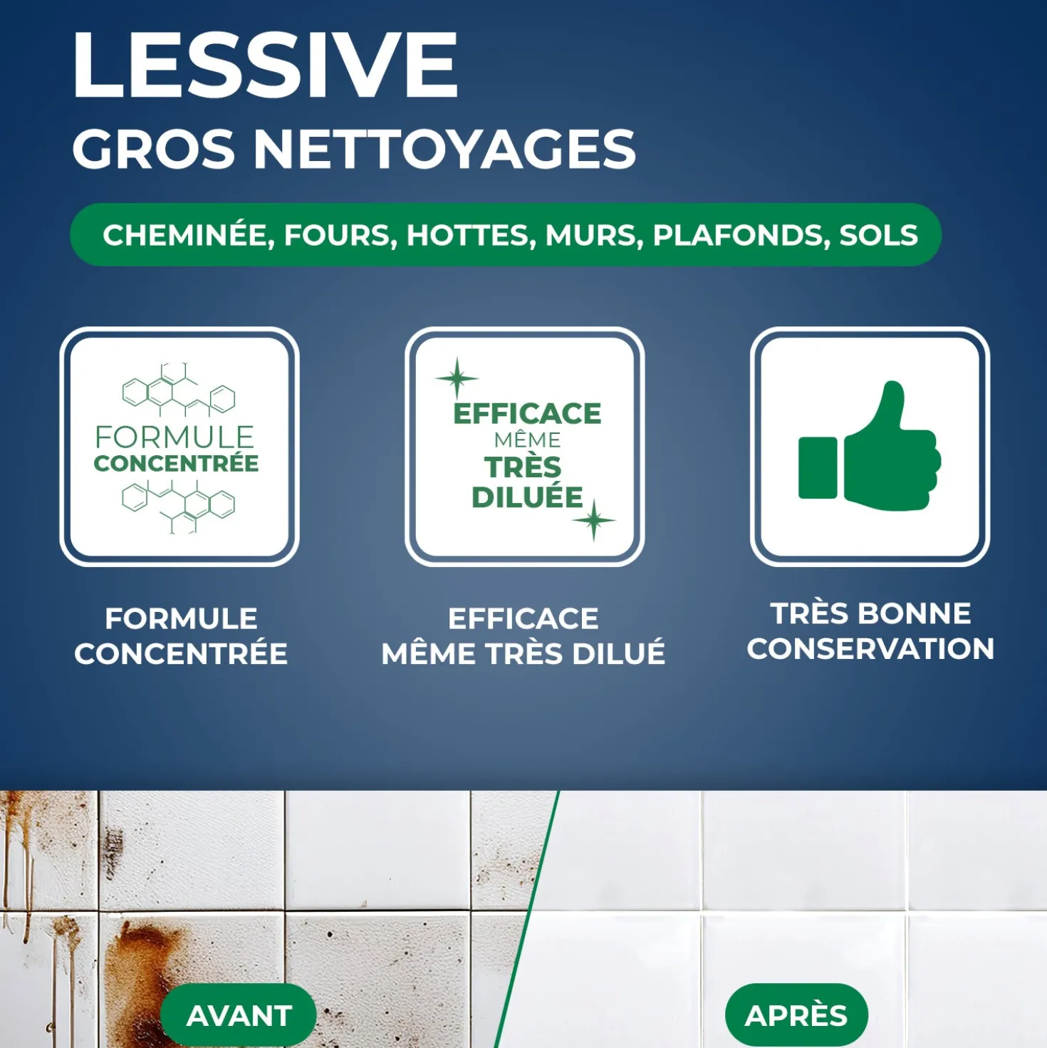 Lessive travaux à l'huile de Pin 1,4KG