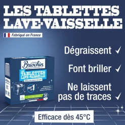 Les tablettes lave-vaisselle sans parfum