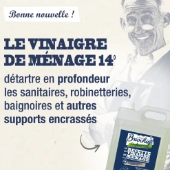 Le vinaigre blanc de ménage Ecocert