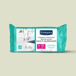 Lingettes nettoyantes désinfectantes multi-surfaces