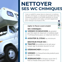 Liquéfiant désodorisant pour WC chimiques