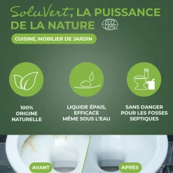Lot de 3 Détartrant en gel pour WC