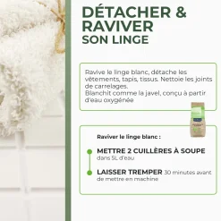 Ma poudre détachante & raviveur de blancheur au percarbonate de soude – Sachet éco