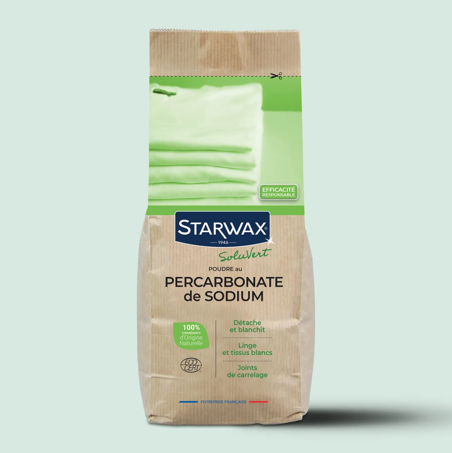 Ma poudre détachante & raviveur de blancheur au percarbonate de soude – Sachet éco
