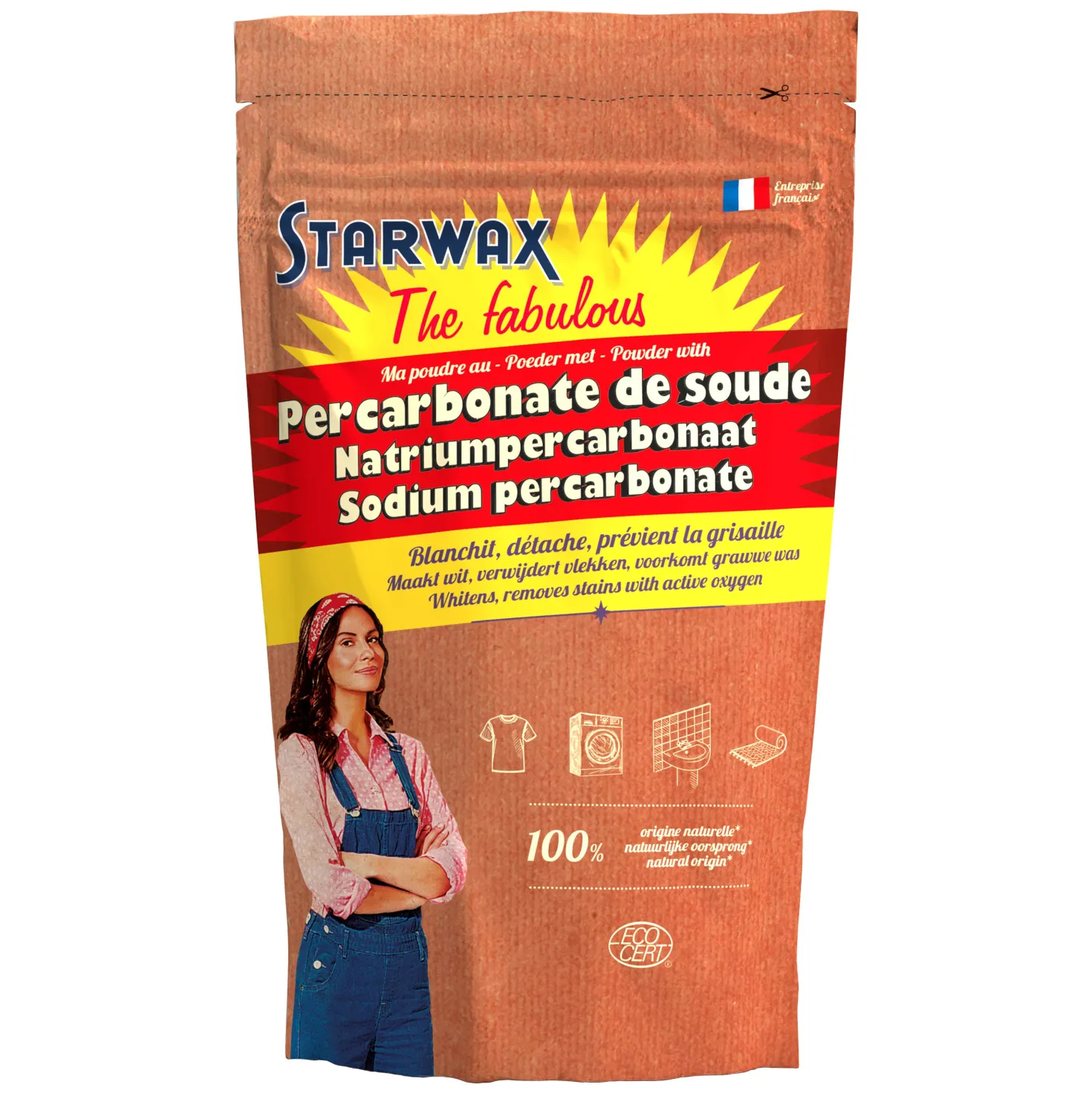 Ma poudre détachante & raviveur de blancheur au percarbonate de soude – Sachet éco