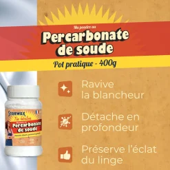 Ma poudre détachante & raviveur de blancheur au percarbonate de soude – Pot pratique