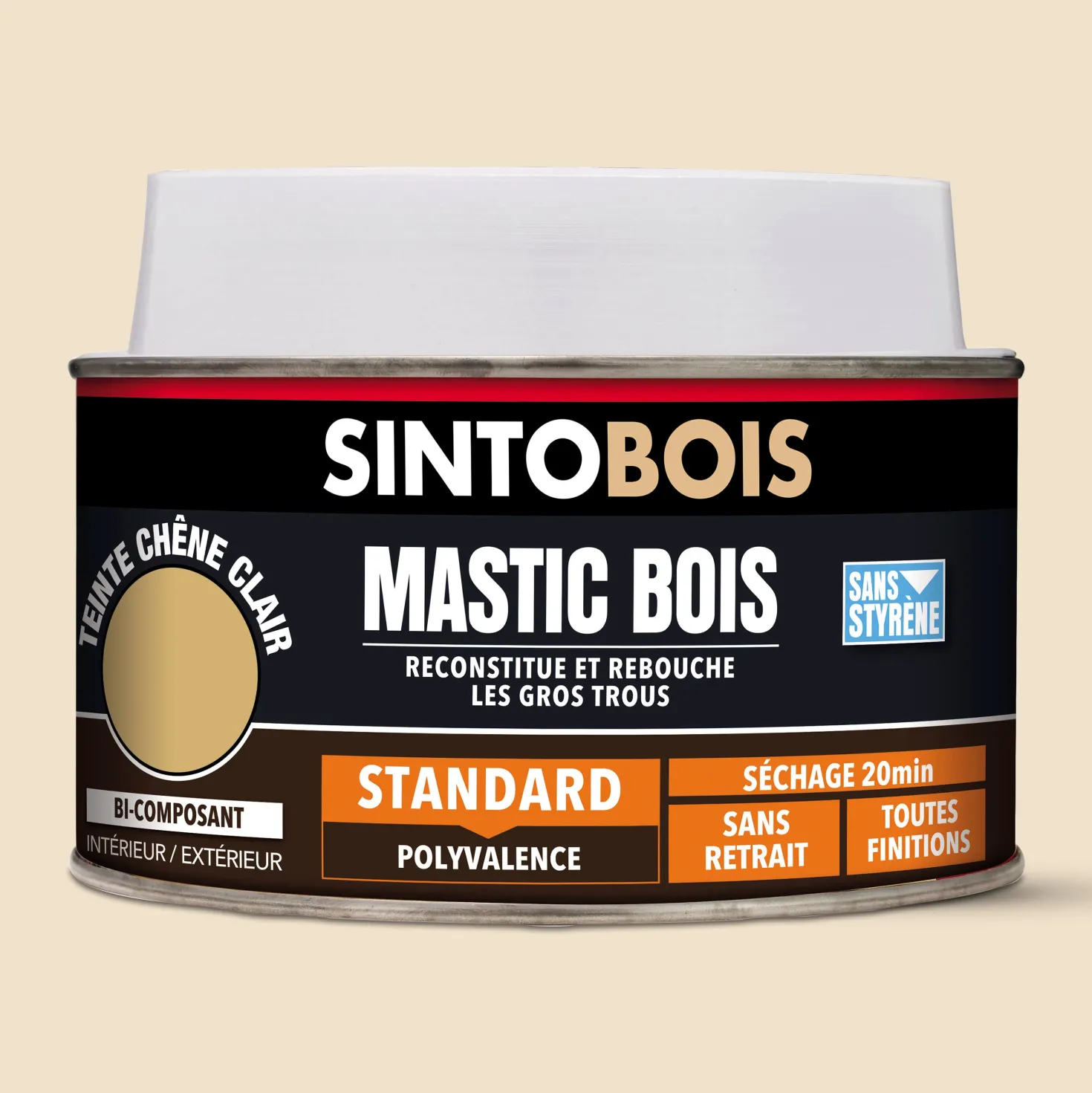 Mastic bois standard