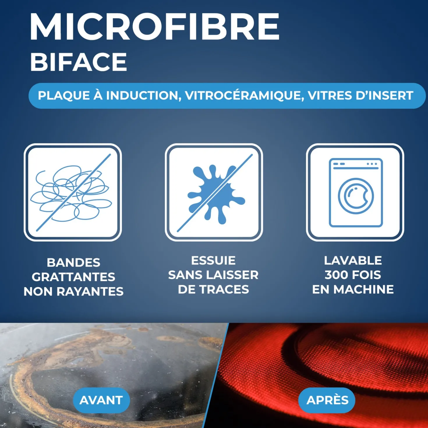 Microfibre Induction et Vitroceram