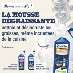 Mousse dégraissante au savon noir et cristaux de soude