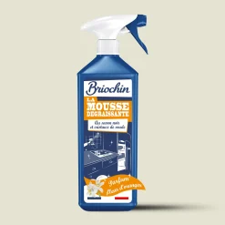 Mousse dégraissante au savon noir et cristaux de soude