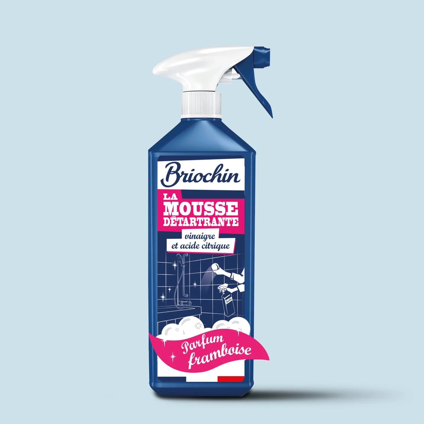 Mousse détartrante au vinaigre et à l'acide citrique