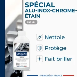 Nettoyant Alu Inox Chrome & Etain
