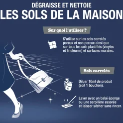 Nettoyant Carrelage séchage rapide