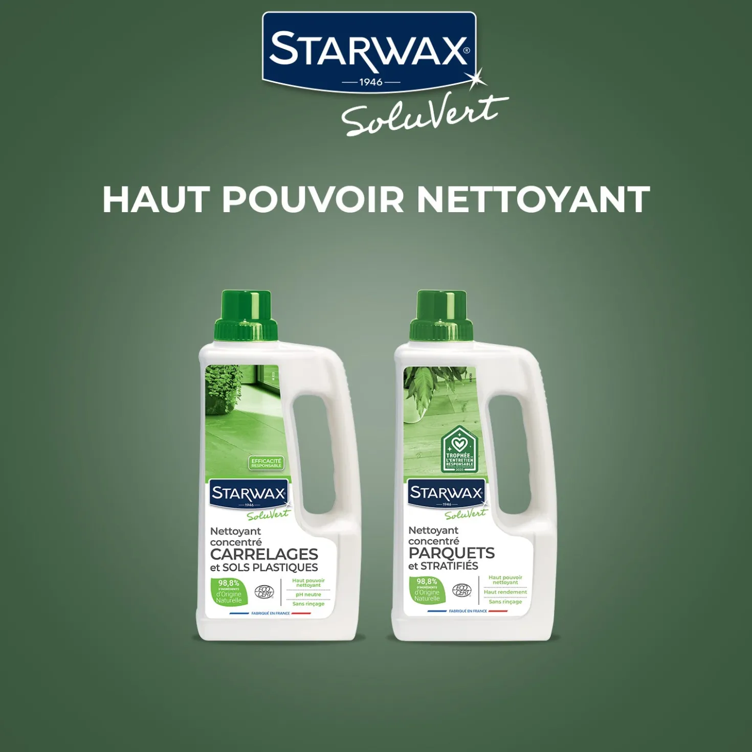 Nettoyant concentré pour carrelages et sols plastiques